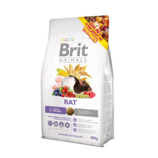 Brit animals pienso premium para ratas