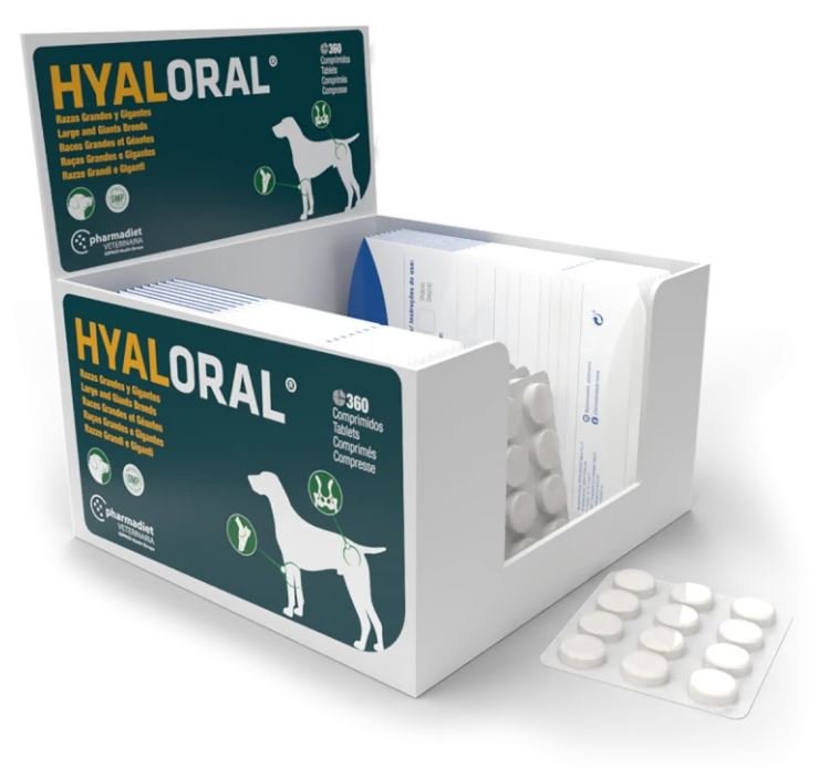 Hyaloral Razas Grandes y Gigantes condroprotector de Pharmadiet