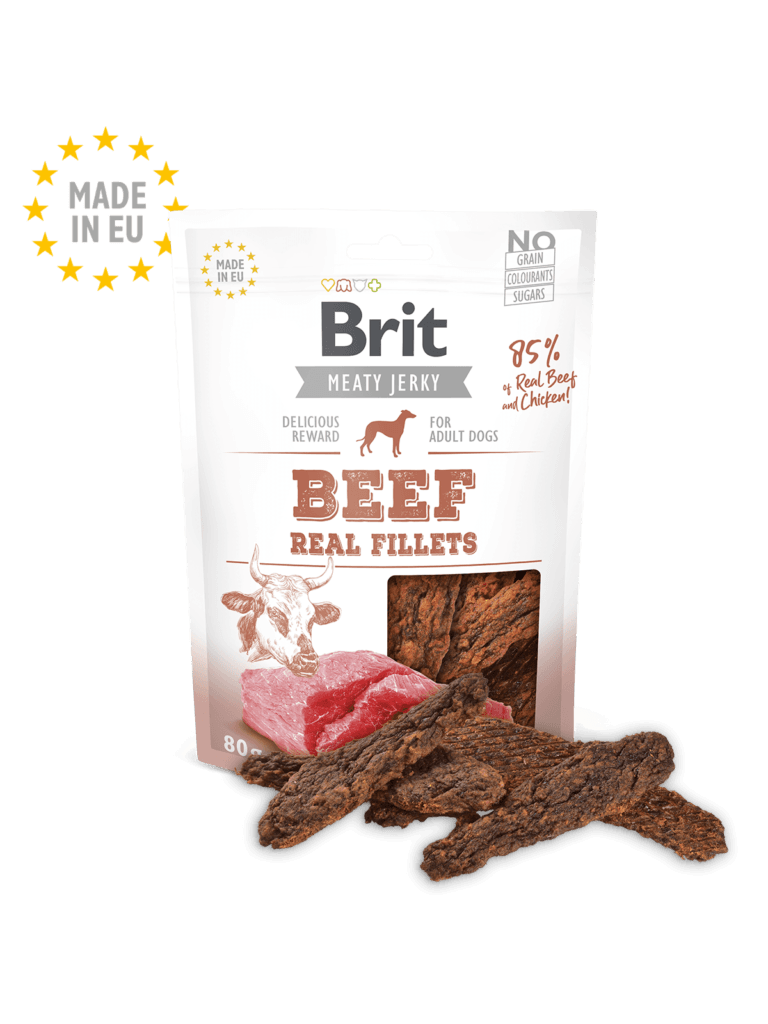 747 Brit Jerky Snack Filetes de vaca