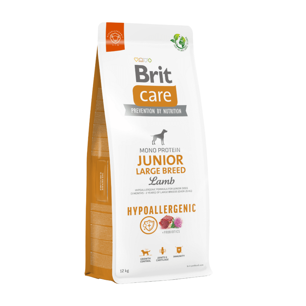 brit care de cordero para cachorros de raza grande