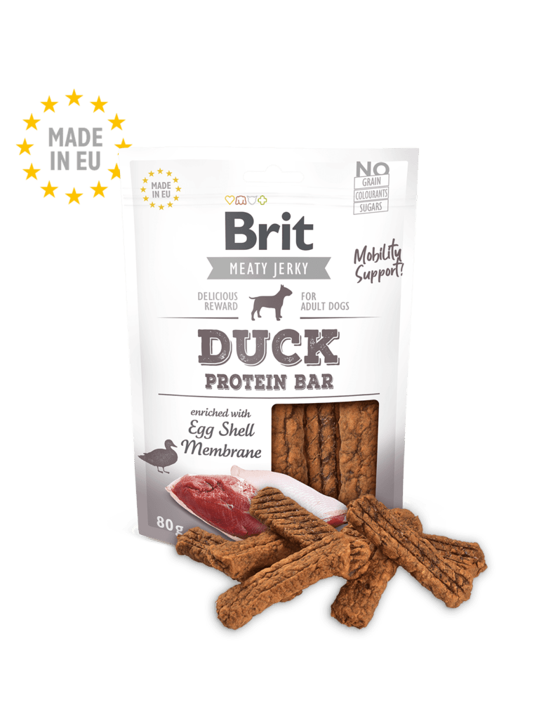 754 Brit Jerky Snack Pato Protein Bar 80gr