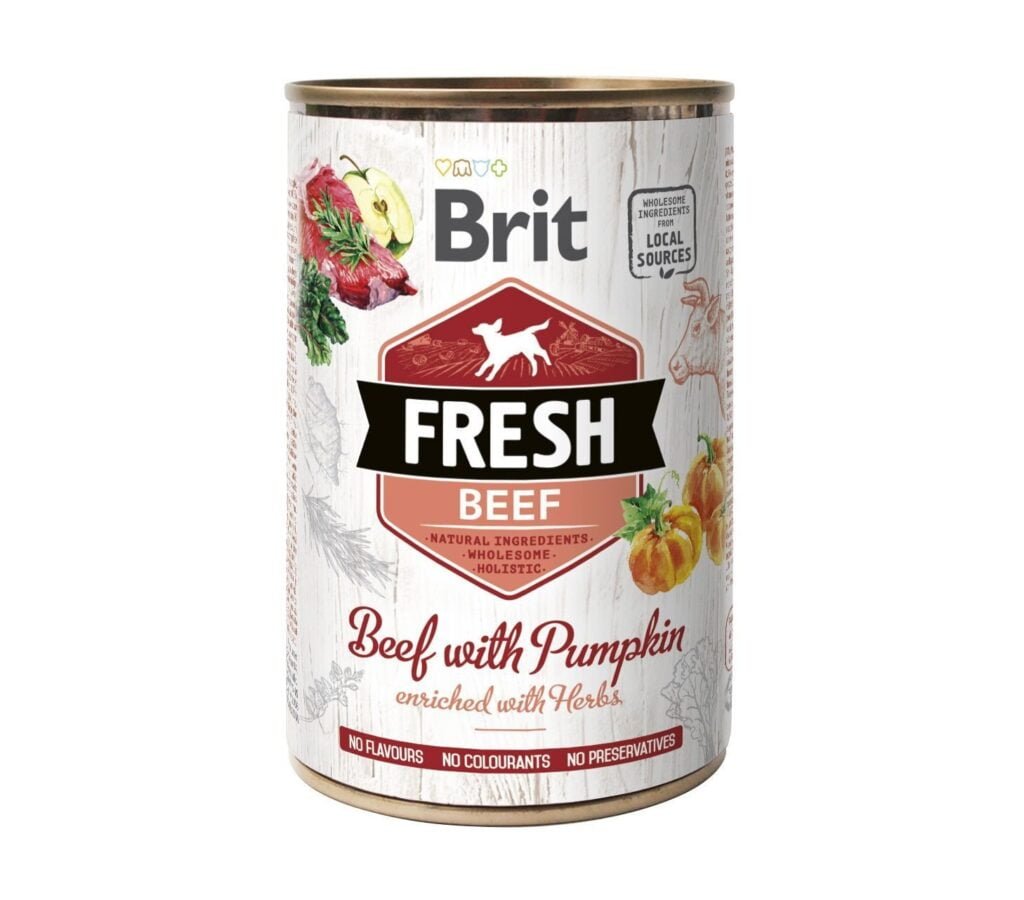 Brit Fresh Carne de Ternera y calabaza 400gr