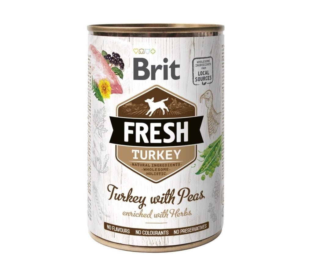 Brit Fresh Pavo con guisantes 400gr