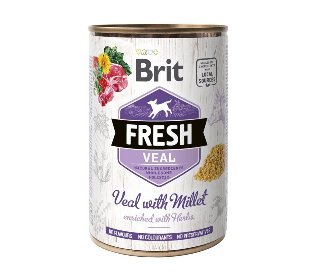 Brit Fresh Ternera y Pavo con Mijo 400gr