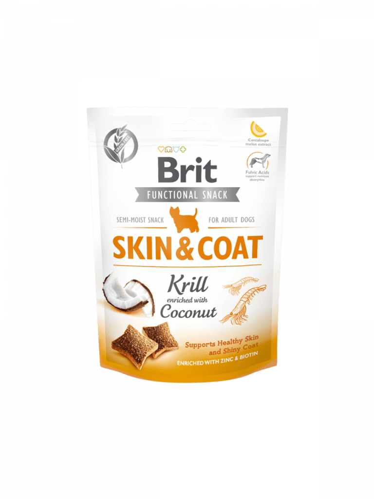 Brit Care Functional Snack Skin & Coat para perros 150gr