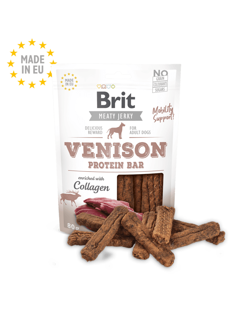 752 Brit Jerky Snack Venison Protein Bar