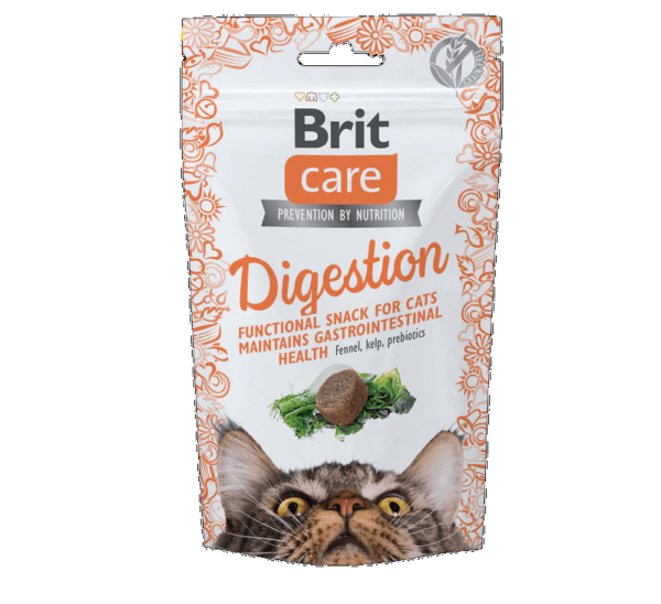 Brit Care Cat Snack Digestion 50gr