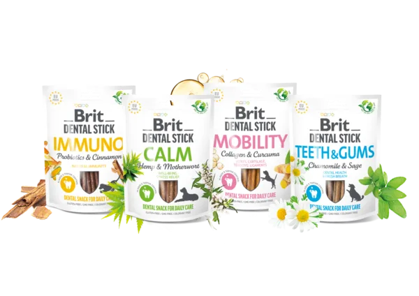 Brit Dental Stick para Dientes - Inmuno con probióticos y Canela 251gr. - Imagen 3