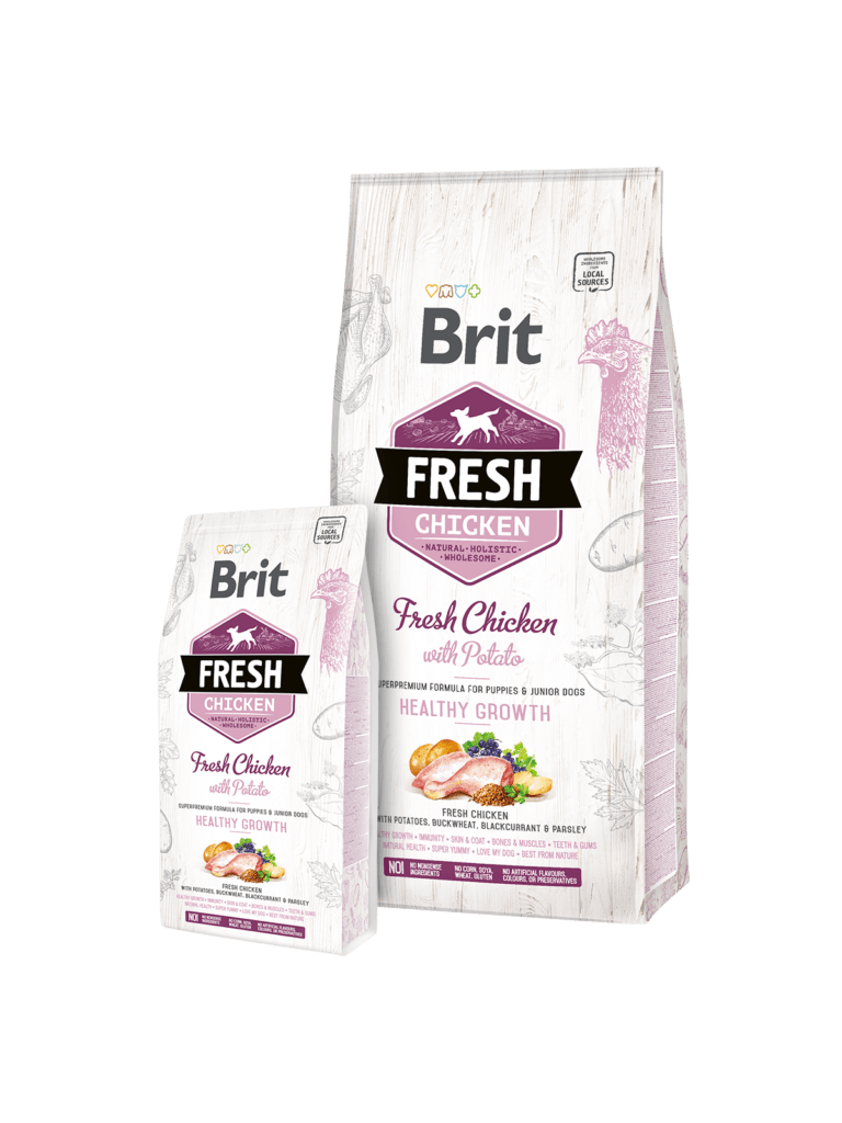 Brit Fresh Pollo con patata PUPPY Heathy Growth