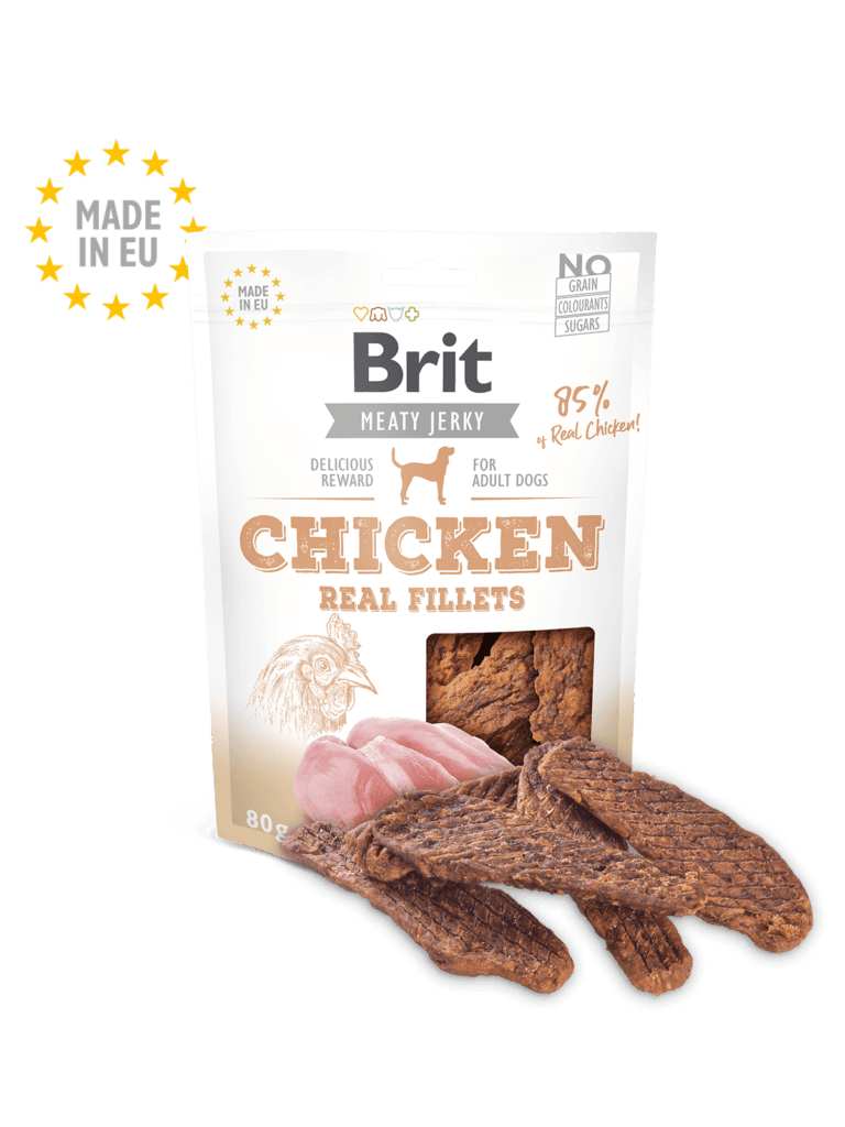 745 Brit Jerky Snack Filetes de pollo