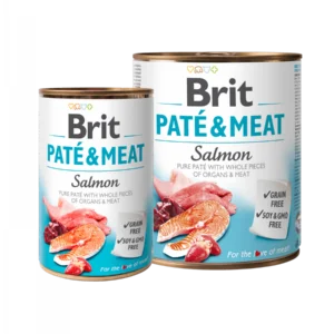Brit PATE & MEAT lata de salmón y paté 400gr o 800gr