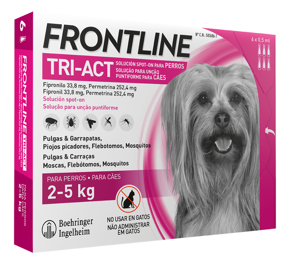 Frontline 3 Pipetas para 2 a 5kg