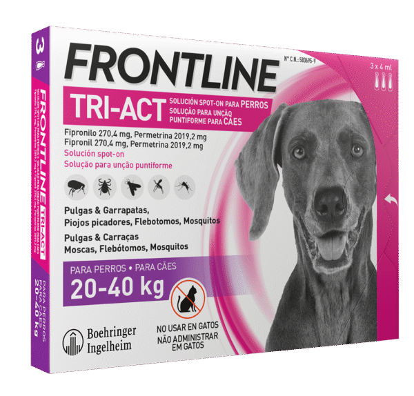 Frontline 3 Pipetas para 20 a 40kg