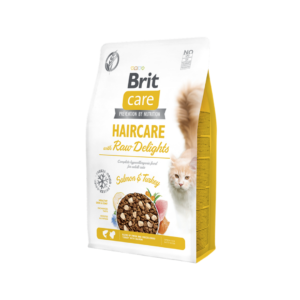 Brit Care Cat Raw Delights Haircare carne fresca y liofilizado
