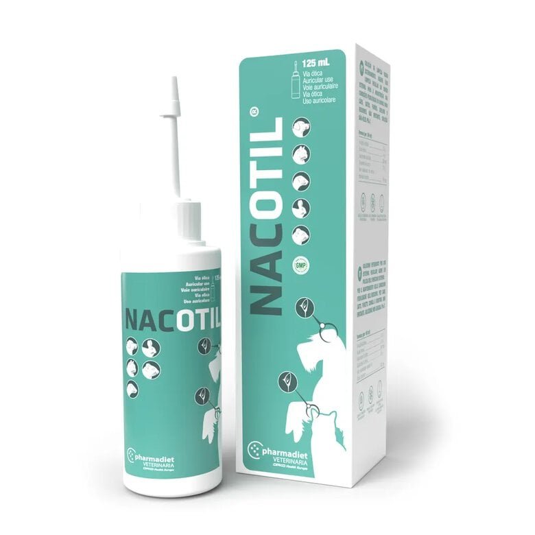 Nacotil solución ótica de Pharmadiet, para perros y gatos